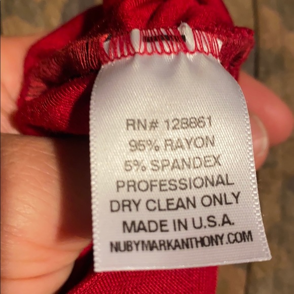 Mark Anthony red dress new! Large - Picture 8 of 8